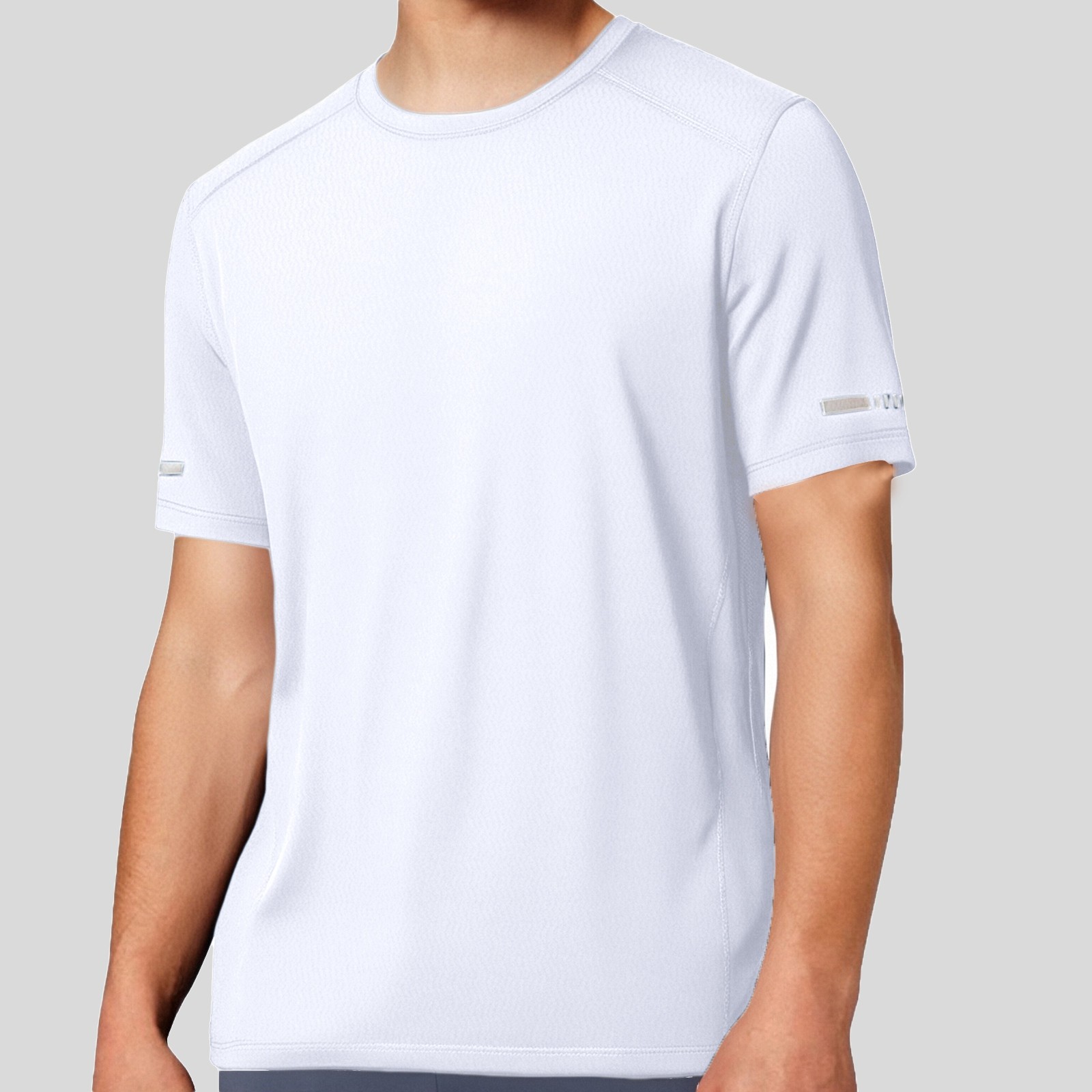 thumbnail image 4 of Camiseta de manga corta de seda helada para hombre: camiseta informal elástica, transpirable y de secado rápido para el verano, cómoda para practicar deporte y relajarse, 4 of 4